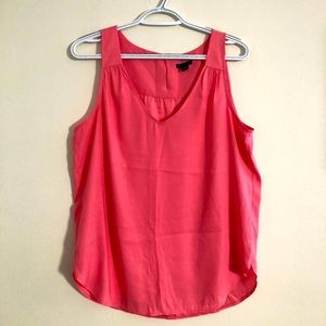 Ann Taylor Pink sleeveless tops
